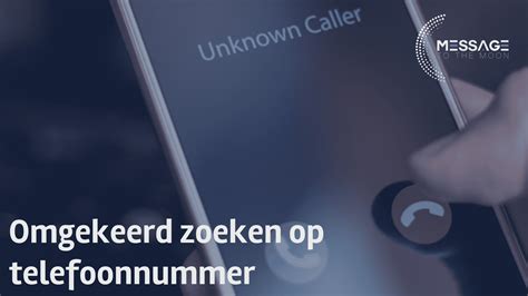 Telefoonnummer Omgekeerd Zoeken